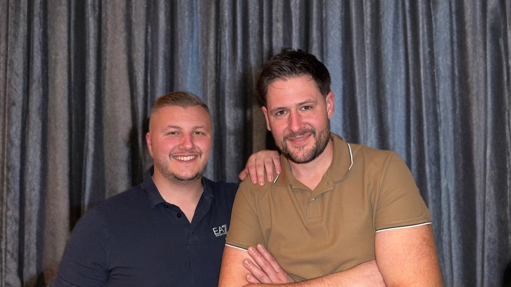 Fabio en Maureno van Vertex Media horeca marketing bureau